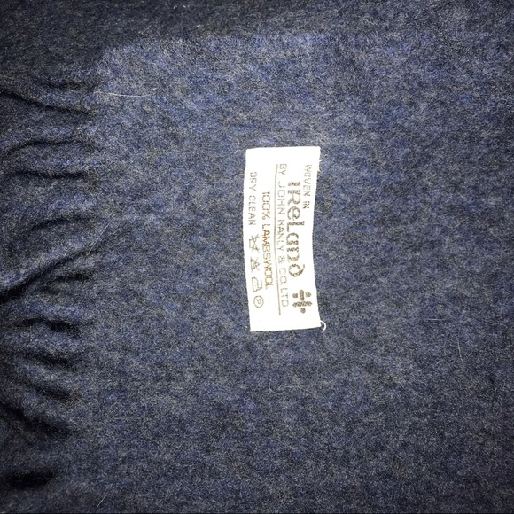 John Hanly 100% Lambswool Scarf made in Ireland - Picture 3 of 3